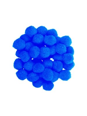 pompons-γαλαζιο-χρωμα-50-τεμaχια-μεγεθοσ-25-mm-i-mondi-c